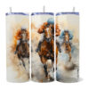 Racing Horse 20oz Skinny Tumbler
