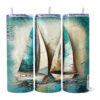 Sailing Boat 20oz Skinny Tumbler