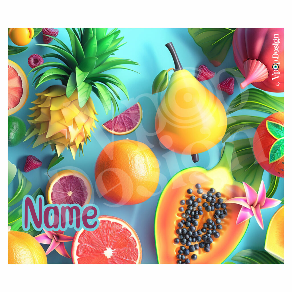 Fruit 20oz Handle Tumbler - Image 3