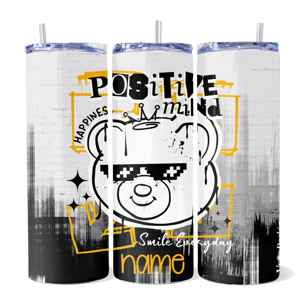 Positive Mind 20oz Skinny Tumbler