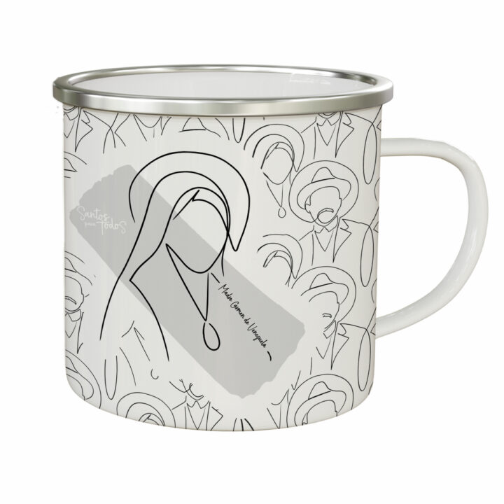 Enamel Mug – Madre Carmen – Abstract Edition