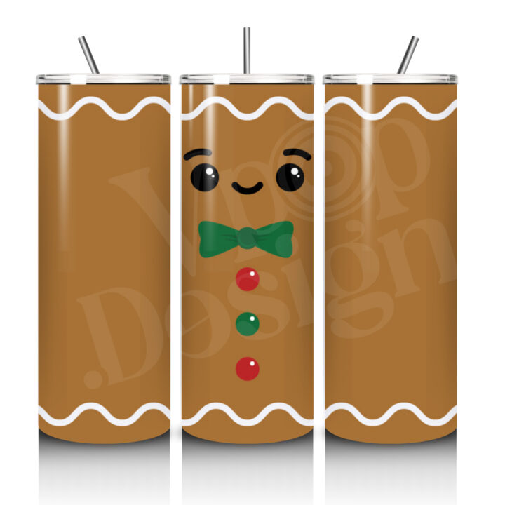 GINGER Christmas 20oz Skinny Tumbler