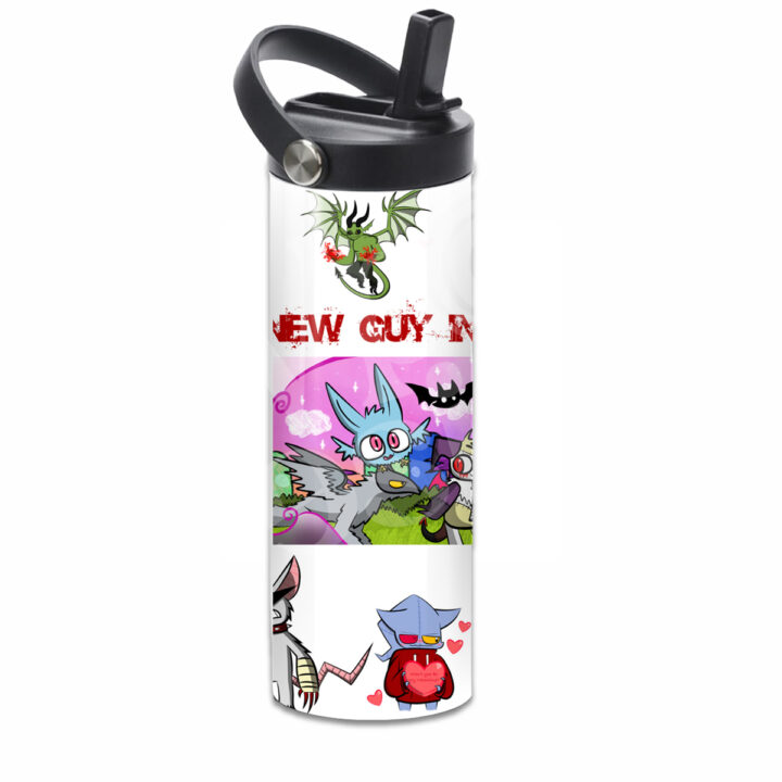 The New Guy In Red Handle Tumbler